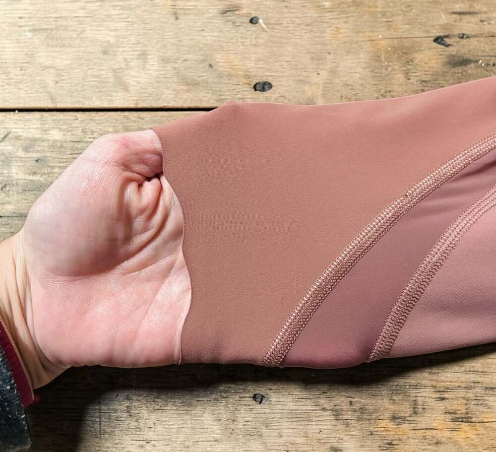Lululemon Wunder Under Scallop High Rise Crop 23" Pink Size 4 - Picture 12 of 13
